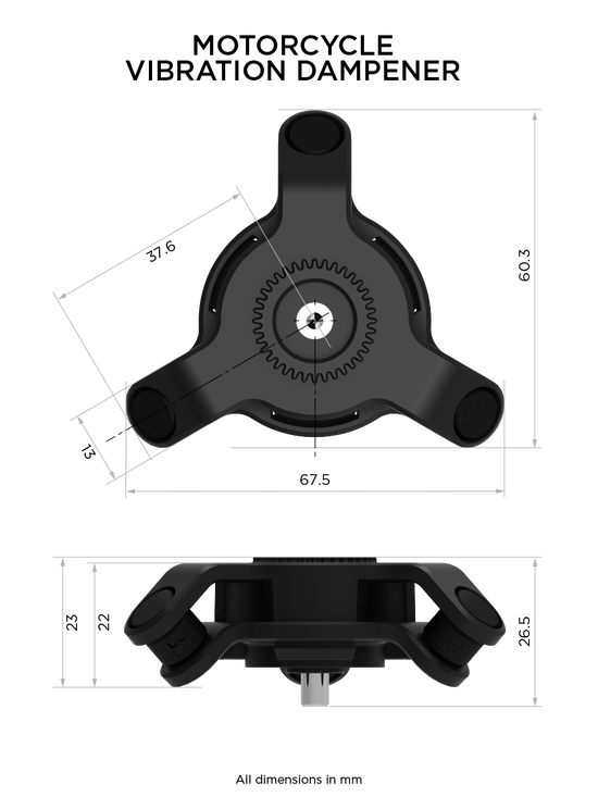Quadlock Vibrator Dampener